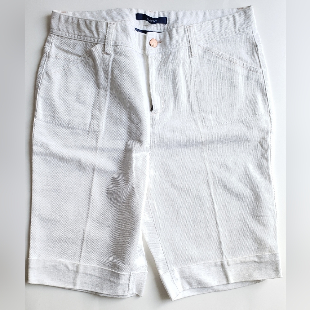 Bill Blass | Cuffed Jean Shorts